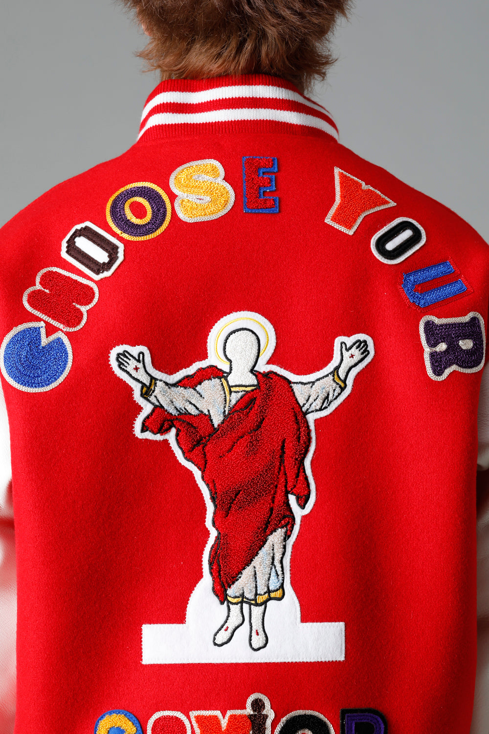 DENIM TEARS × ©SAINT M×××××× "SAINT TEARS" Stadium Jacket