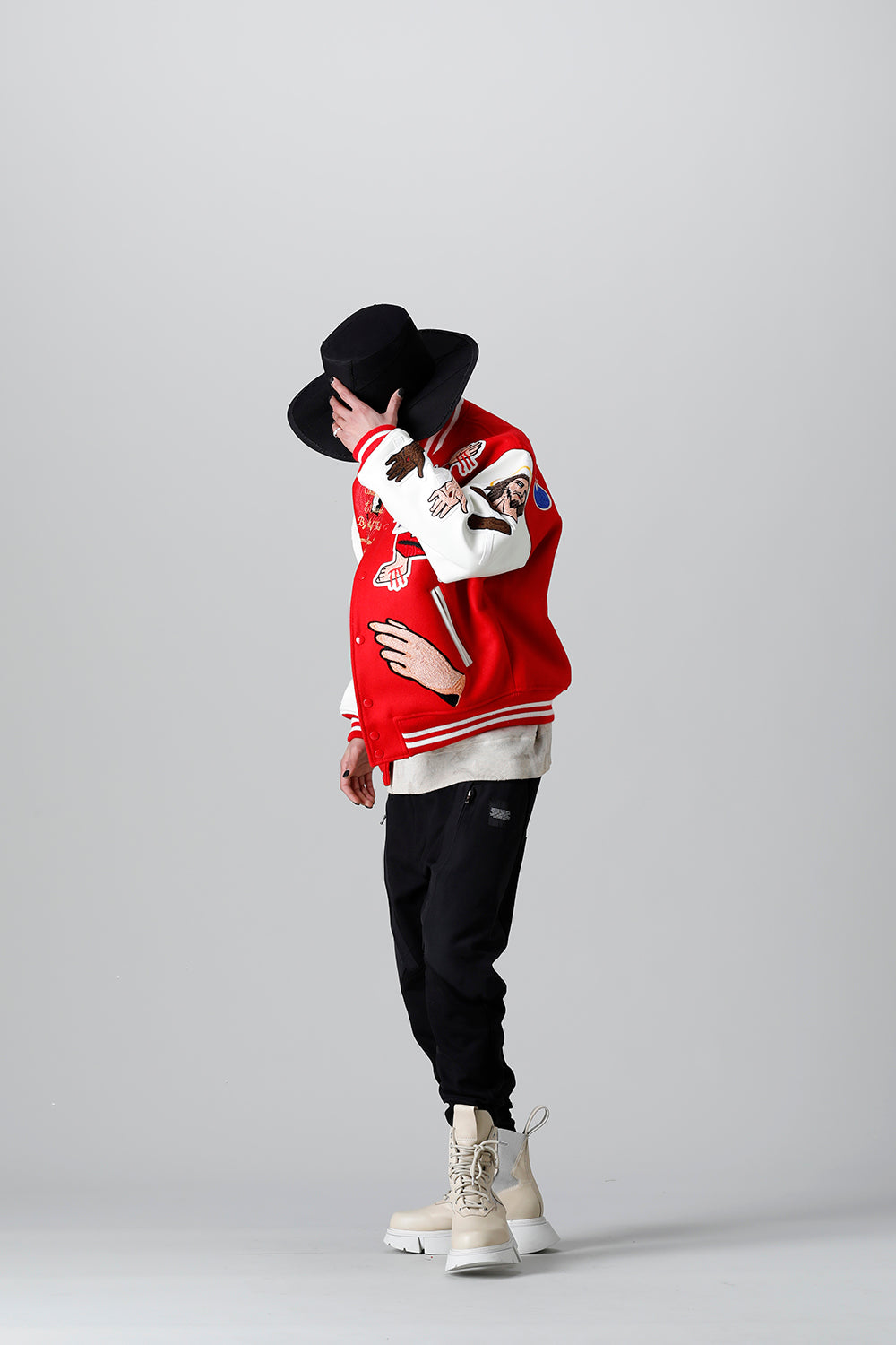 DENIM TEARS × ©SAINT M×××××× "SAINT TEARS" Stadium Jacket