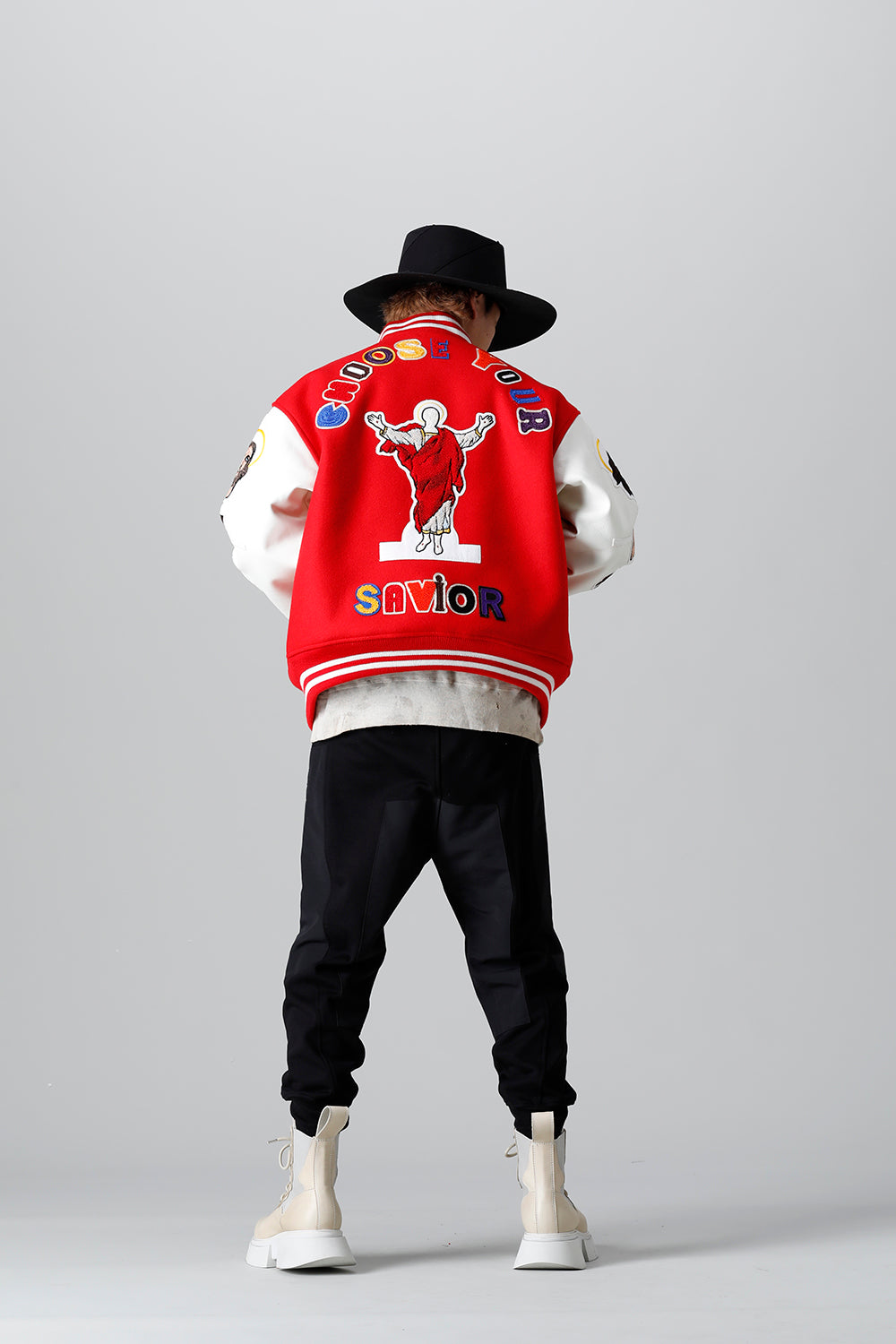 DENIM TEARS × ©SAINT M×××××× "SAINT TEARS" Stadium Jacket