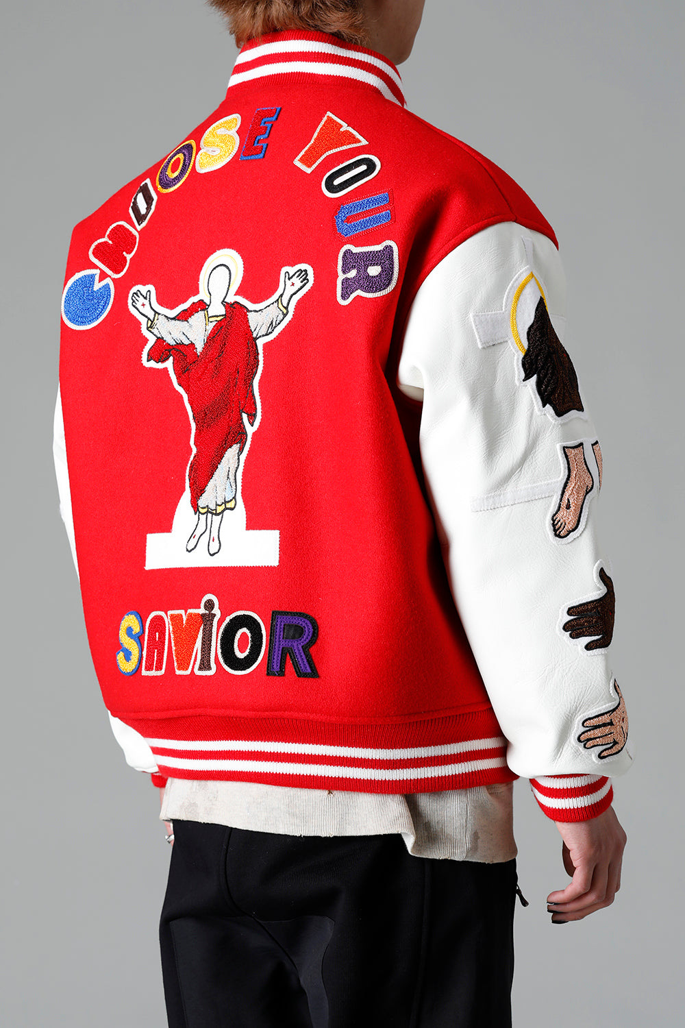 DENIM TEARS × ©SAINT M×××××× "SAINT TEARS" Stadium Jacket