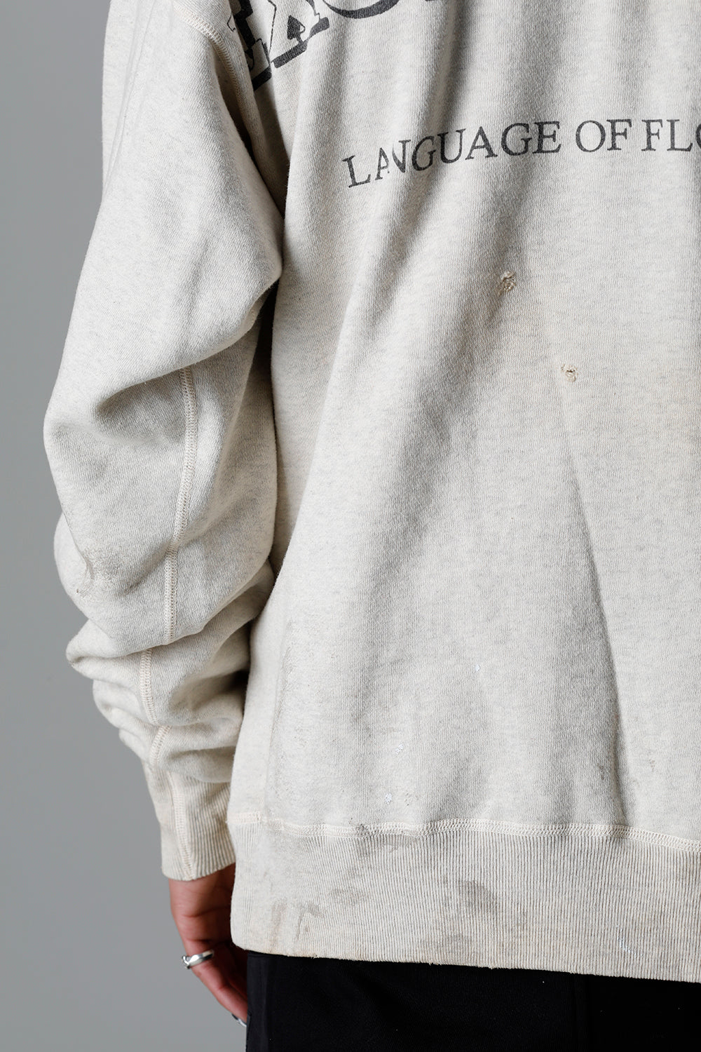 DENIM TEARS × ©SAINT M×××××× "SAINT TEARS" Cotton Flower Sweat shirt