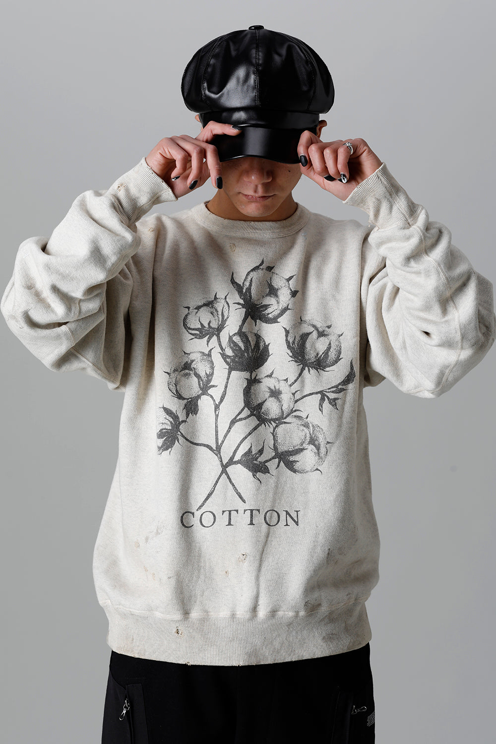 DENIM TEARS × ©SAINT M×××××× "SAINT TEARS" Cotton Flower Sweat shirt
