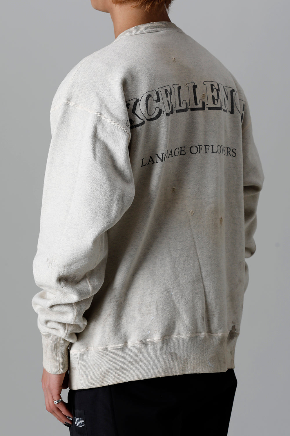 DENIM TEARS × ©SAINT M×××××× "SAINT TEARS" Cotton Flower Sweat shirt