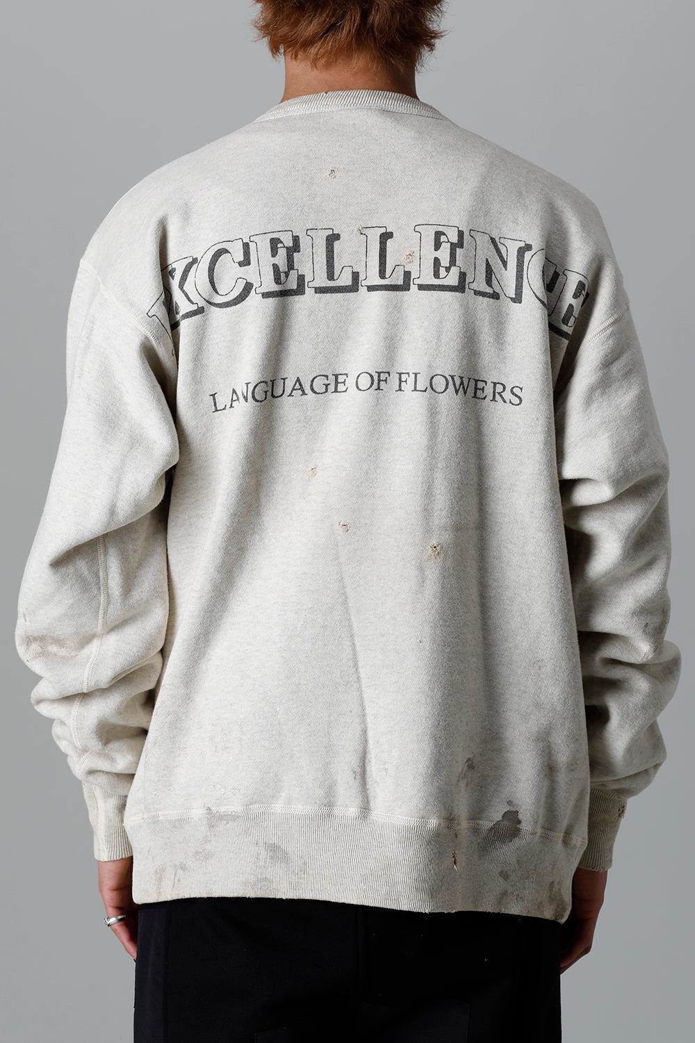 DENIM TEARS × ©SAINT M×××××× "SAINT TEARS" Cotton Flower Sweat shirt