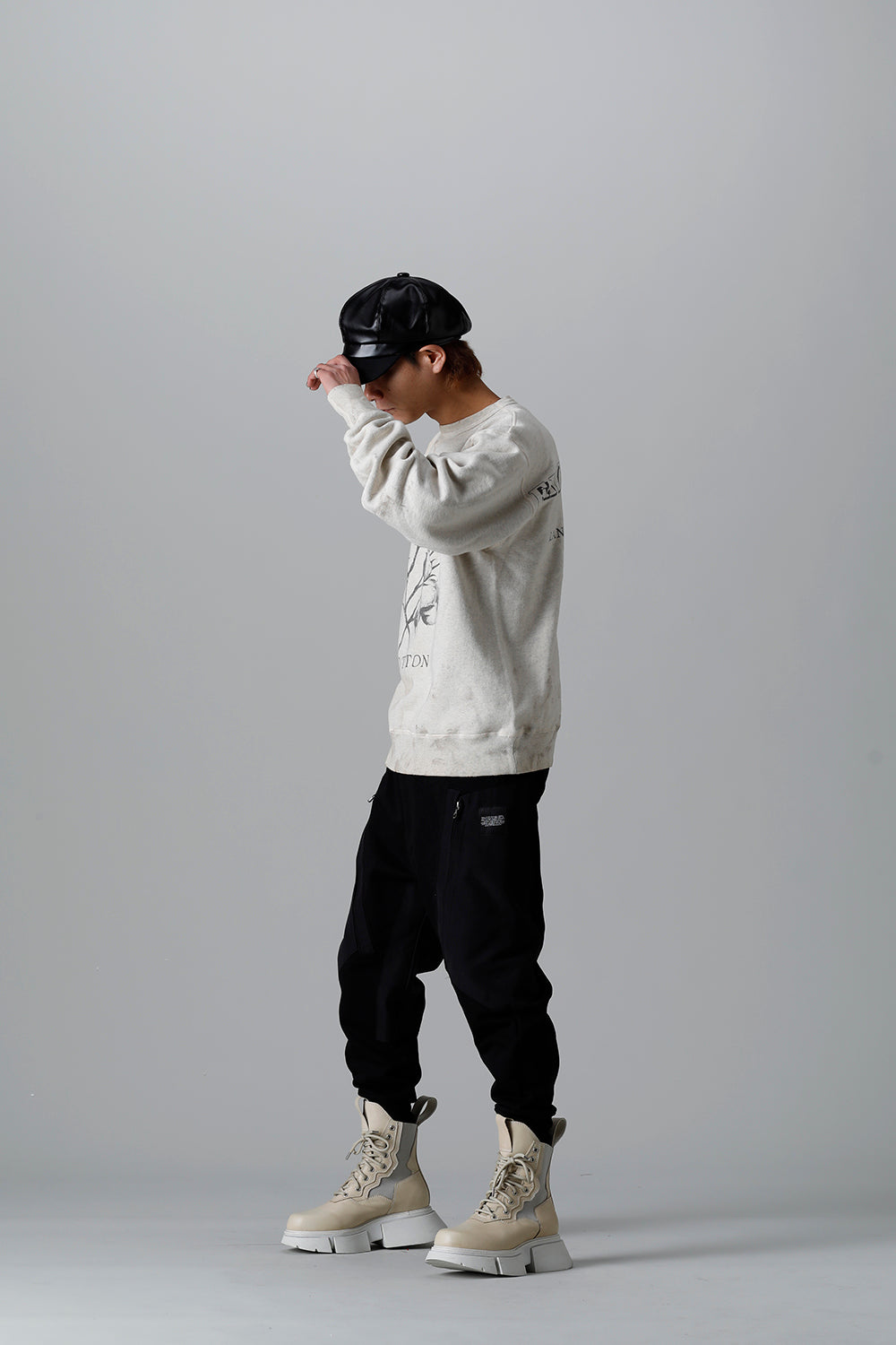 DENIM TEARS × ©SAINT M×××××× "SAINT TEARS" Cotton Flower Sweat shirt