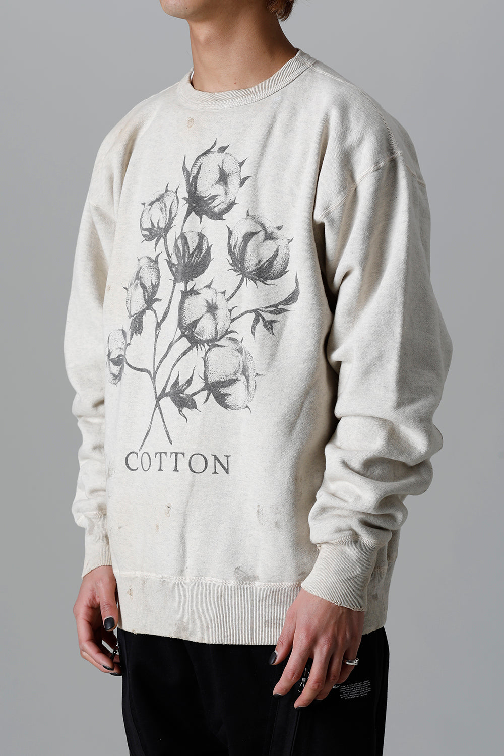 DENIM TEARS × ©SAINT M×××××× "SAINT TEARS" Cotton Flower Sweat shirt