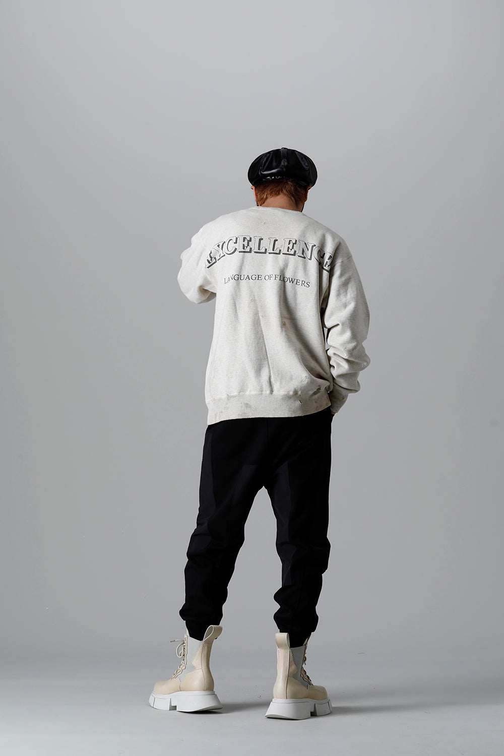 DENIM TEARS × ©SAINT M×××××× "SAINT TEARS" Cotton Flower Sweat shirt