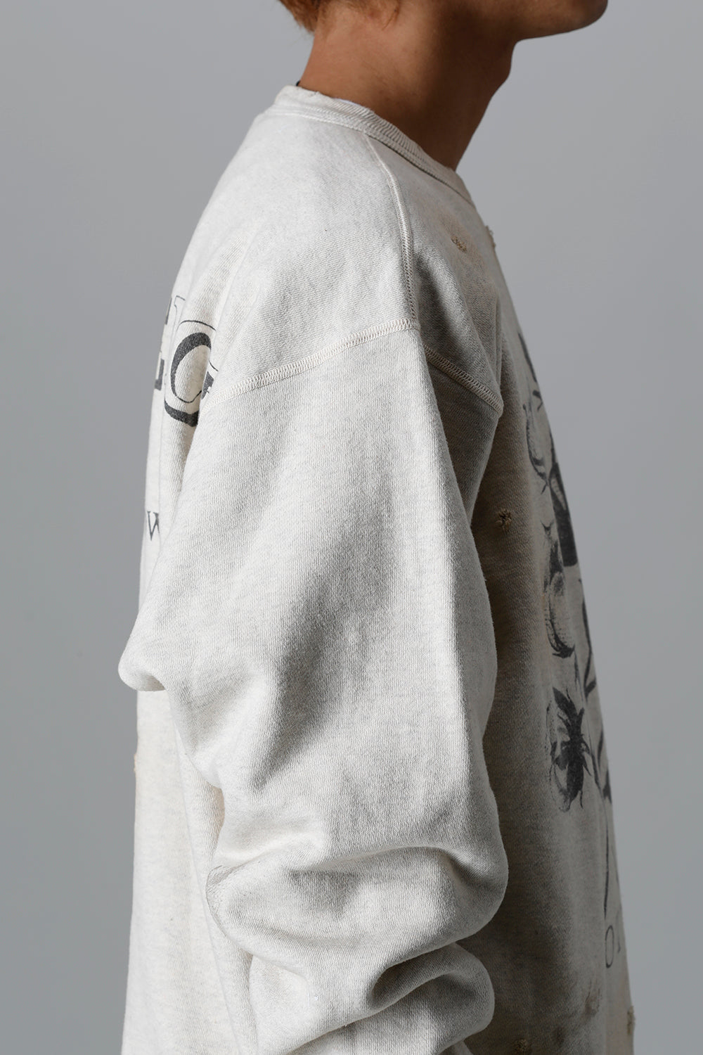 DENIM TEARS × ©SAINT M×××××× "SAINT TEARS" Cotton Flower Sweat shirt