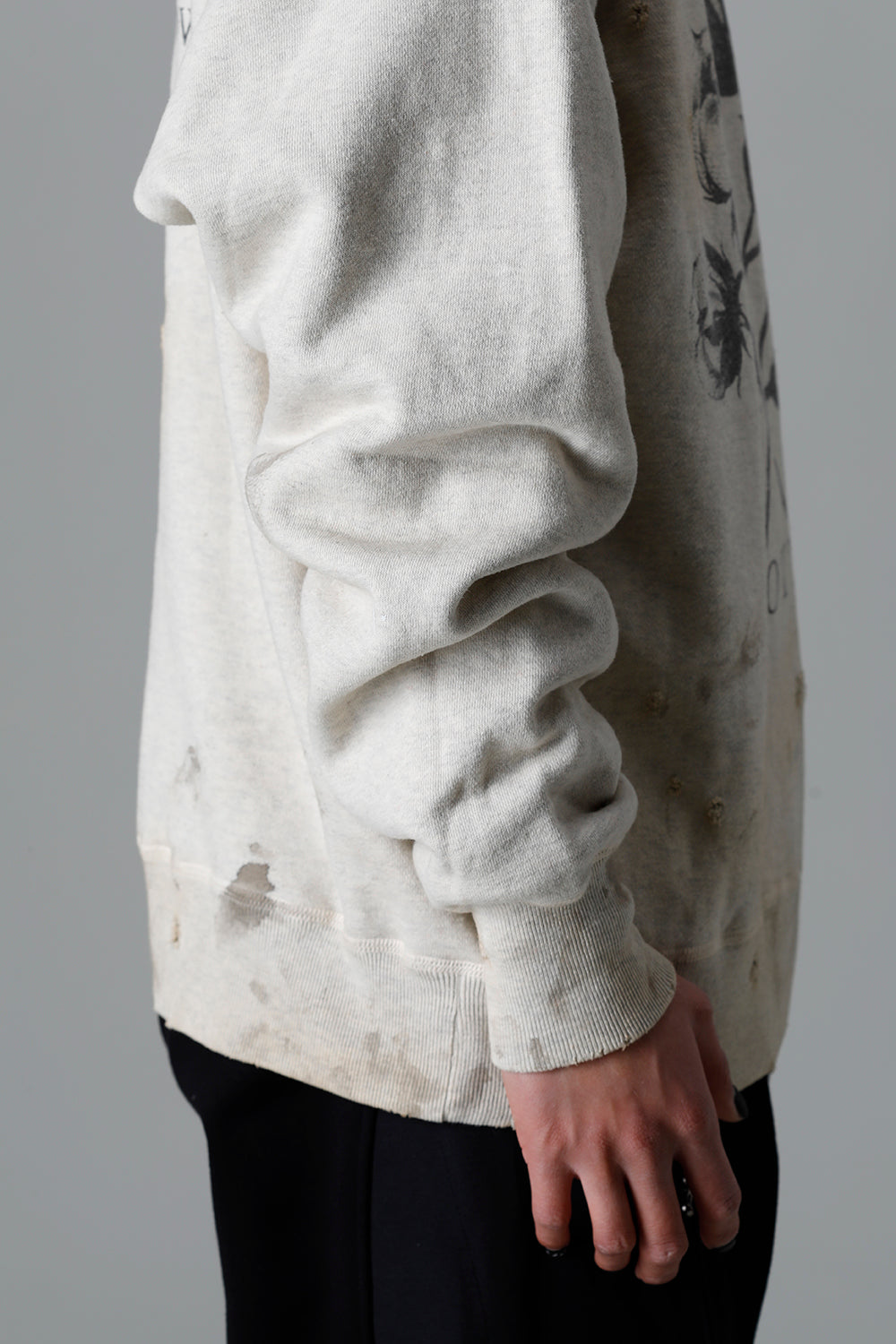 DENIM TEARS × ©SAINT M×××××× "SAINT TEARS" Cotton Flower Sweat shirt