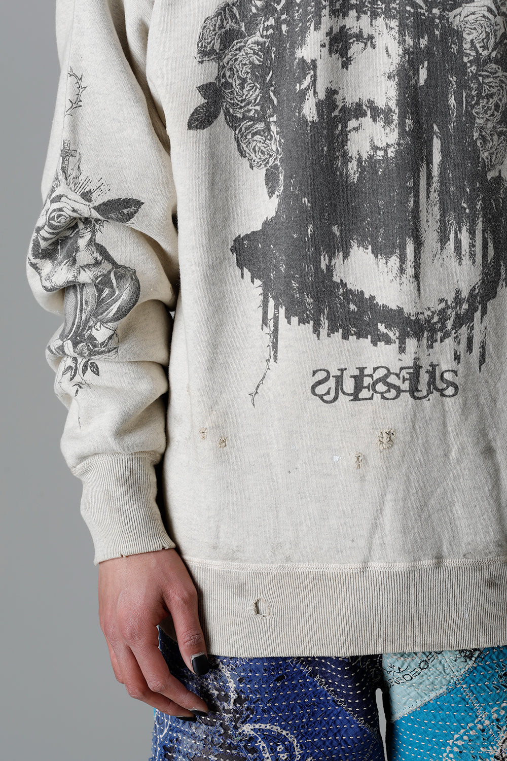 KOSUKE KAWAMURA × ©SAINT M×××××× Sweat shirt