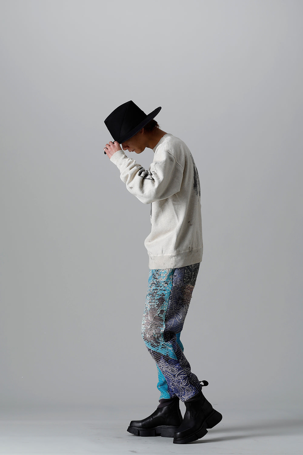 KOSUKE KAWAMURA × ©SAINT M×××××× Sweat shirt