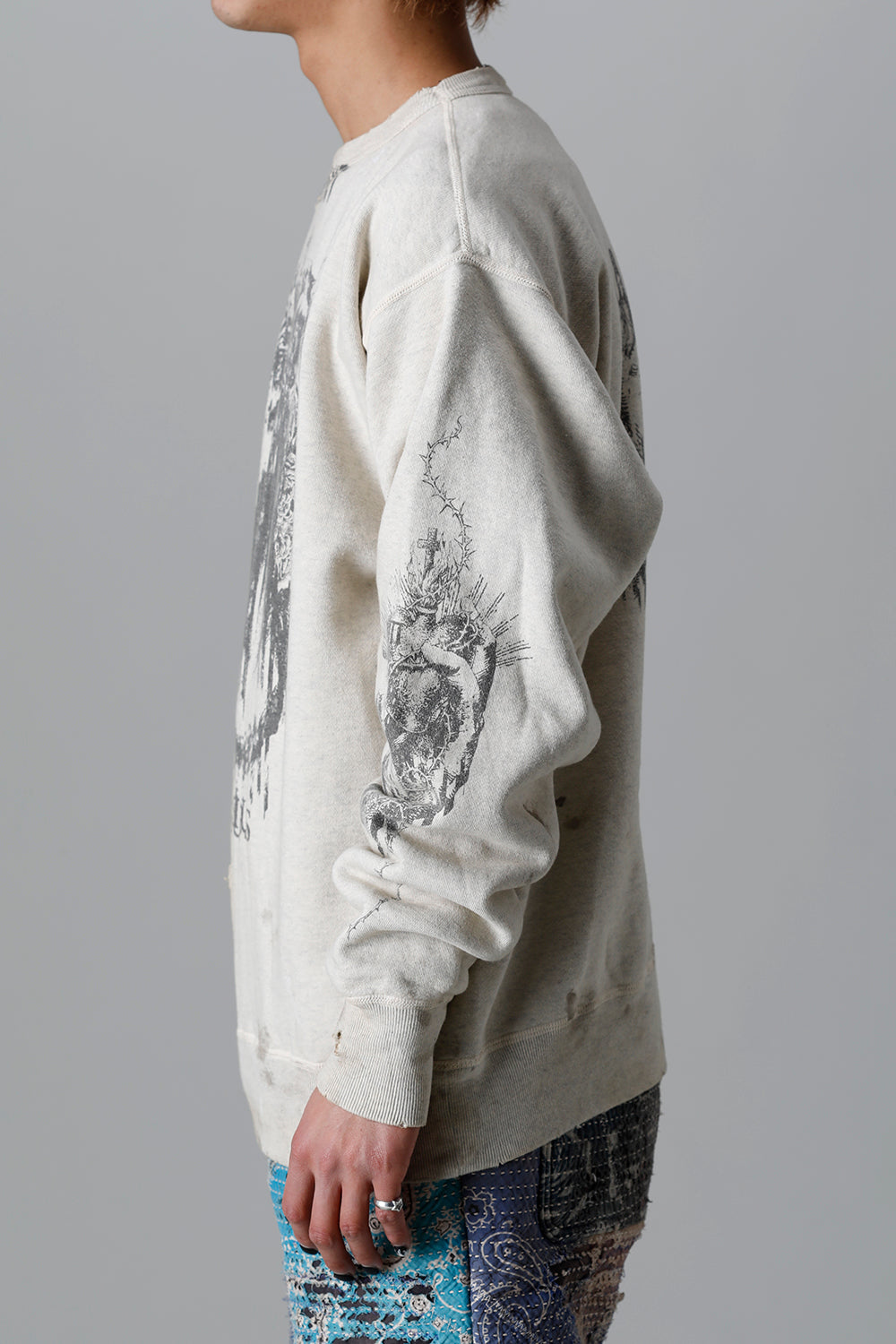 KOSUKE KAWAMURA × ©SAINT M×××××× Sweat shirt