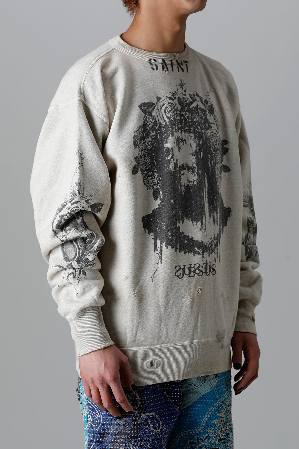 KOSUKE KAWAMURA × ©SAINT M×××××× Sweat shirt