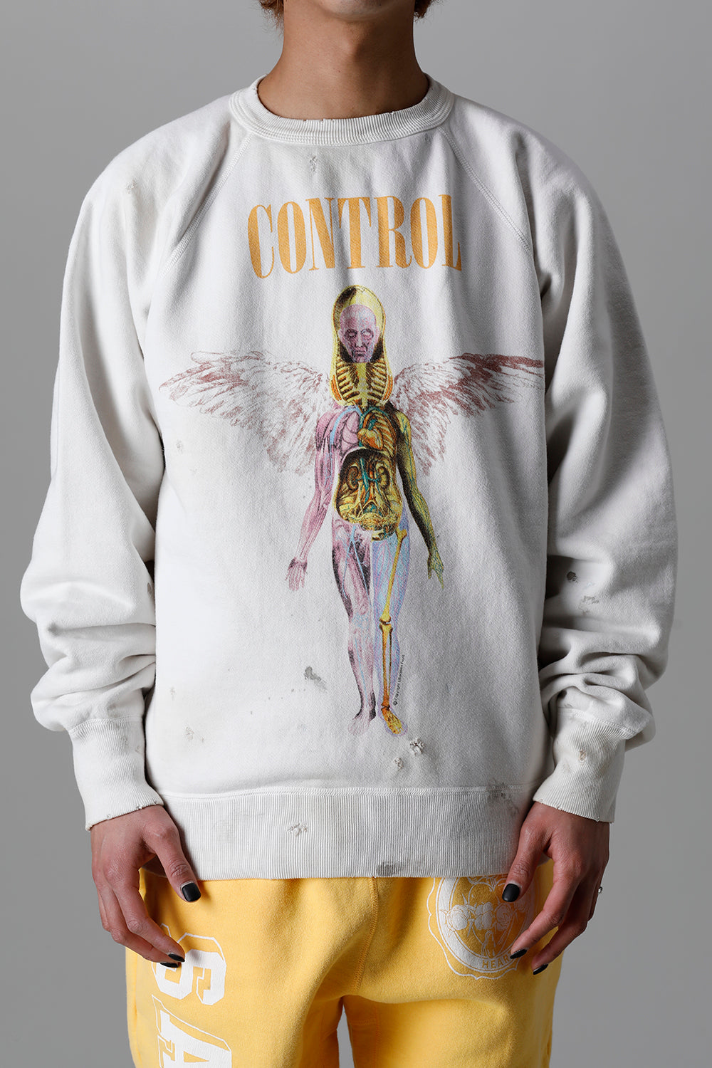 KOSUKE KAWAMURA × ©SAINT M×××××× Anatomy of Angel Sweat shirt