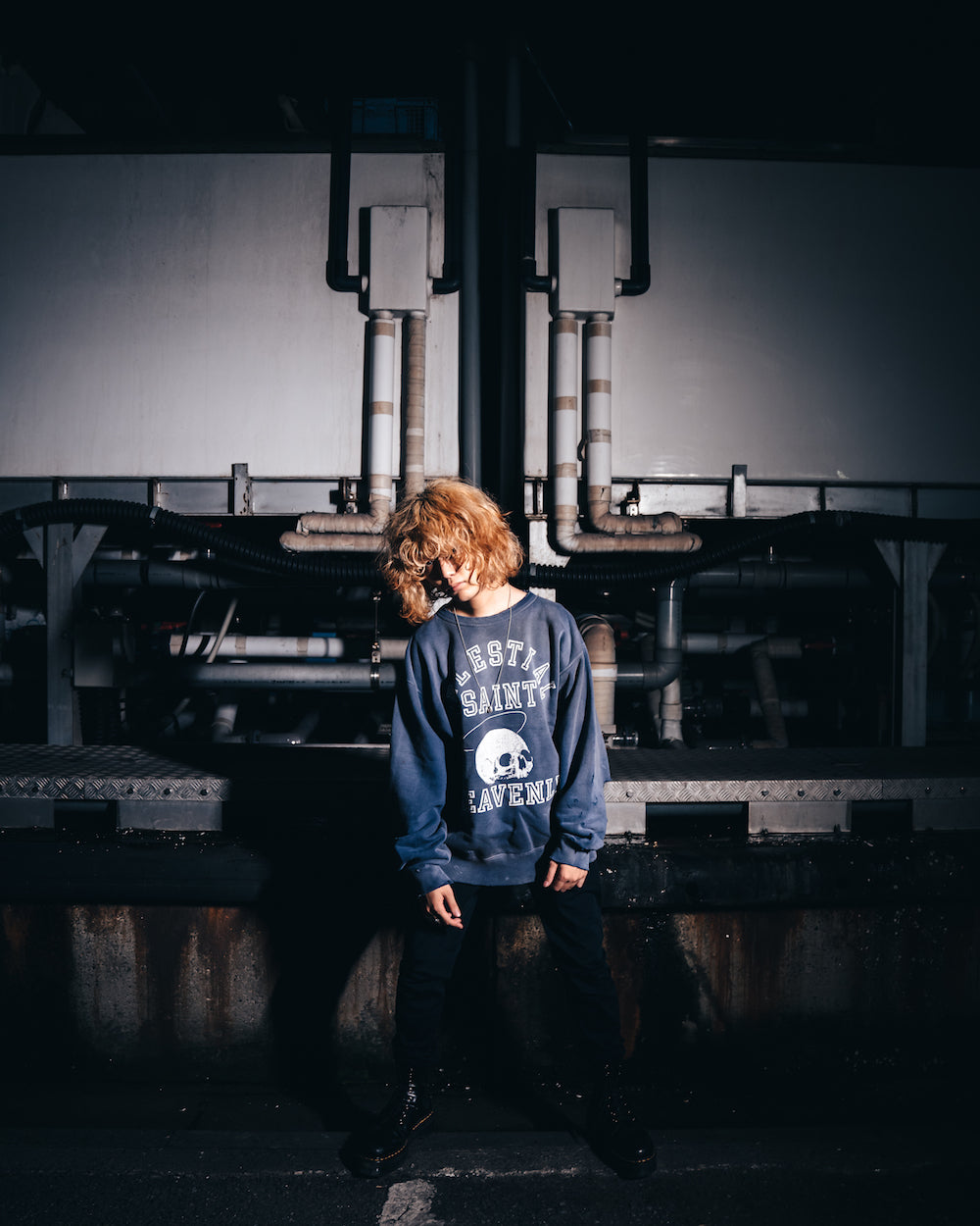 Skull Sweat shirt Navy