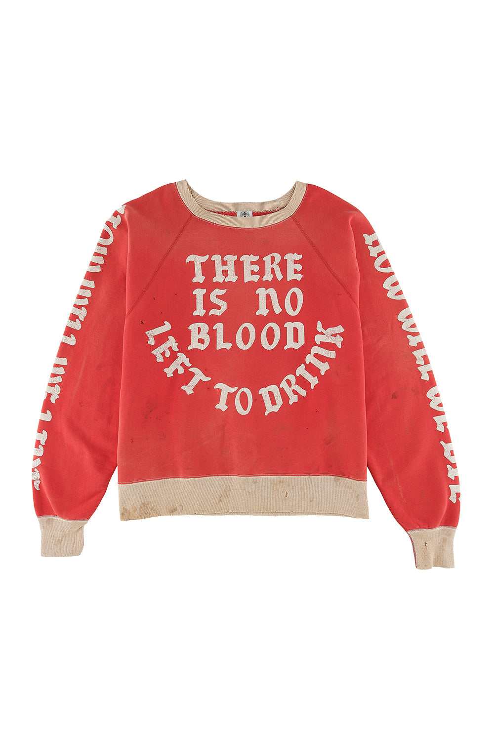 Felt Raglan sleeve Sweat shirt