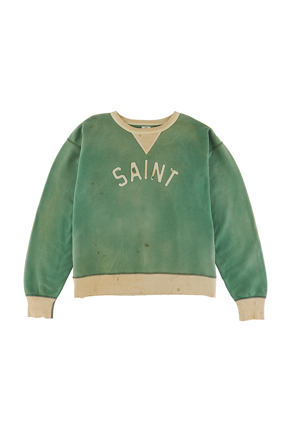Holy Relics Felt Raglan sleeve Sweat shirt