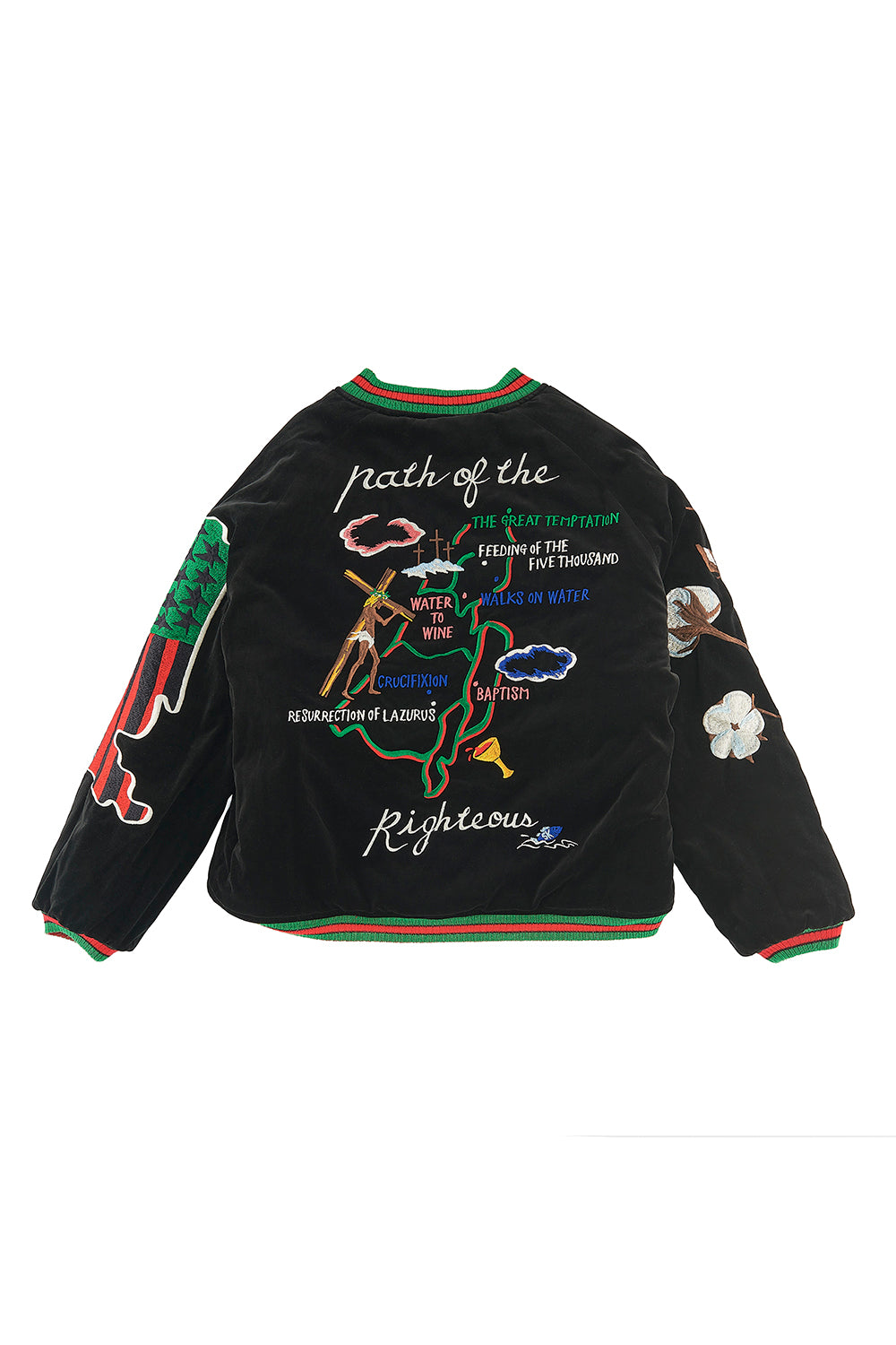 DENIM TEARS × ©SAINT M×××××× "SAINT TEARS" Reversible Sukajyan