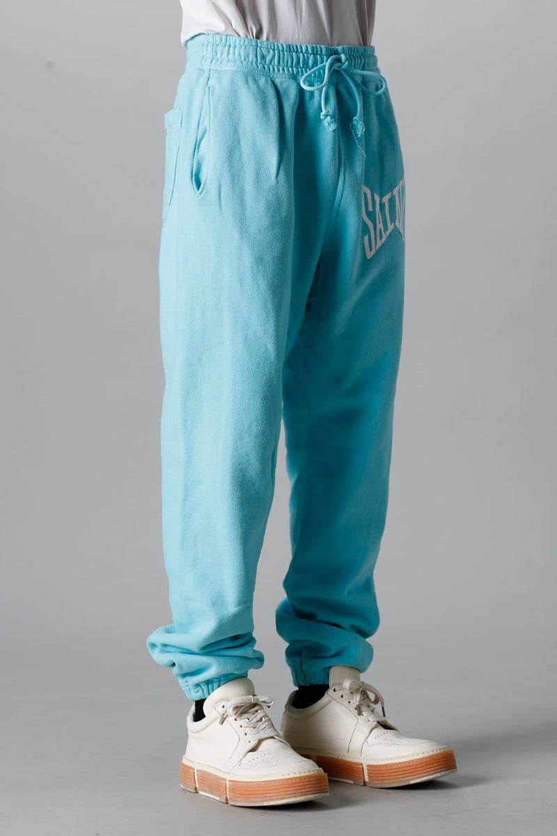 SAINT スウェットパンツ ブルー