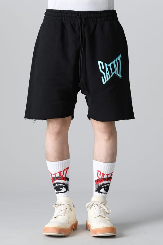 SAINT Sweat shorts  Black