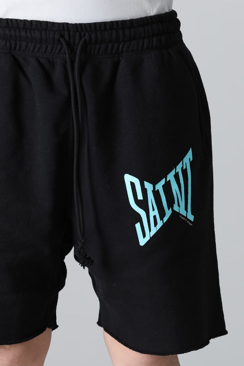 SAINT Sweat shorts  Black