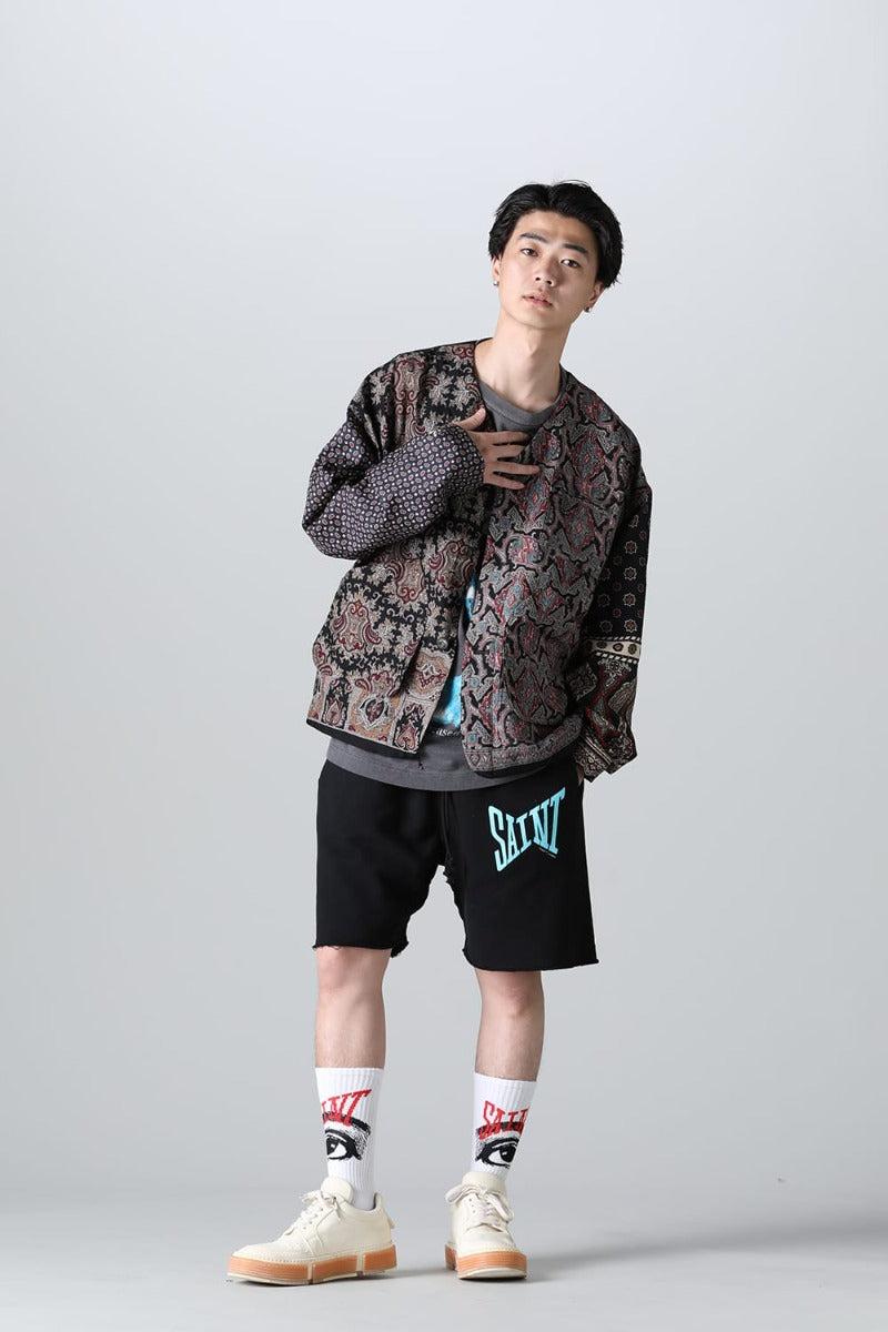 SAINT Sweat shorts  Black