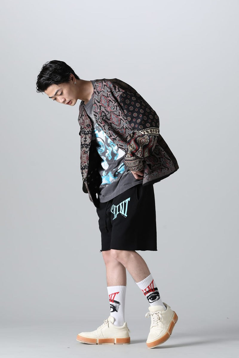 SAINT Sweat shorts  Black