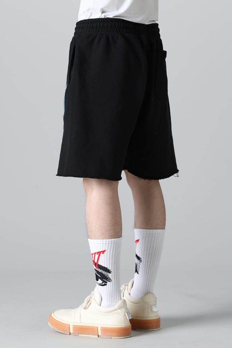 SAINT Sweat shorts  Black