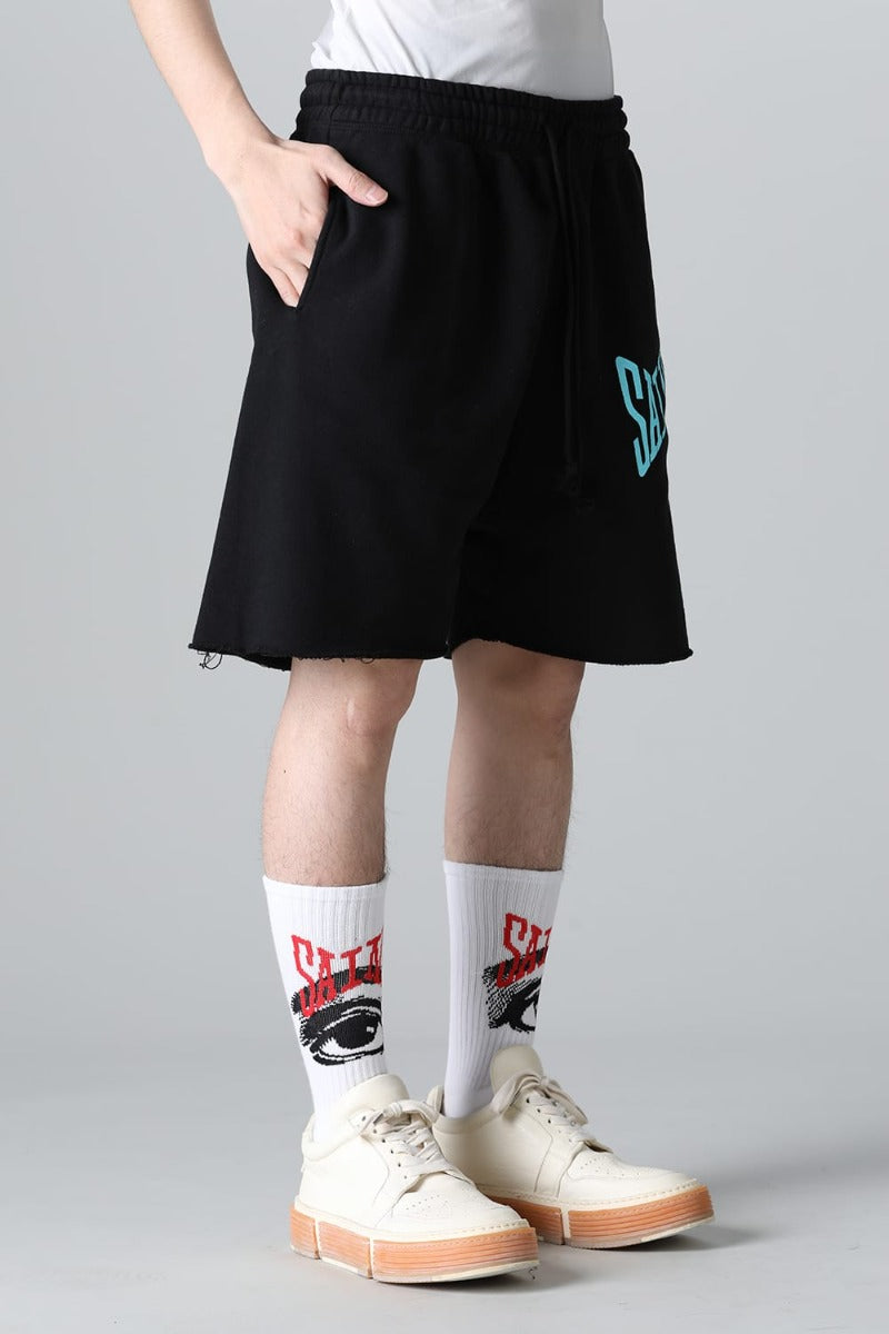 SAINT Sweat shorts  Black