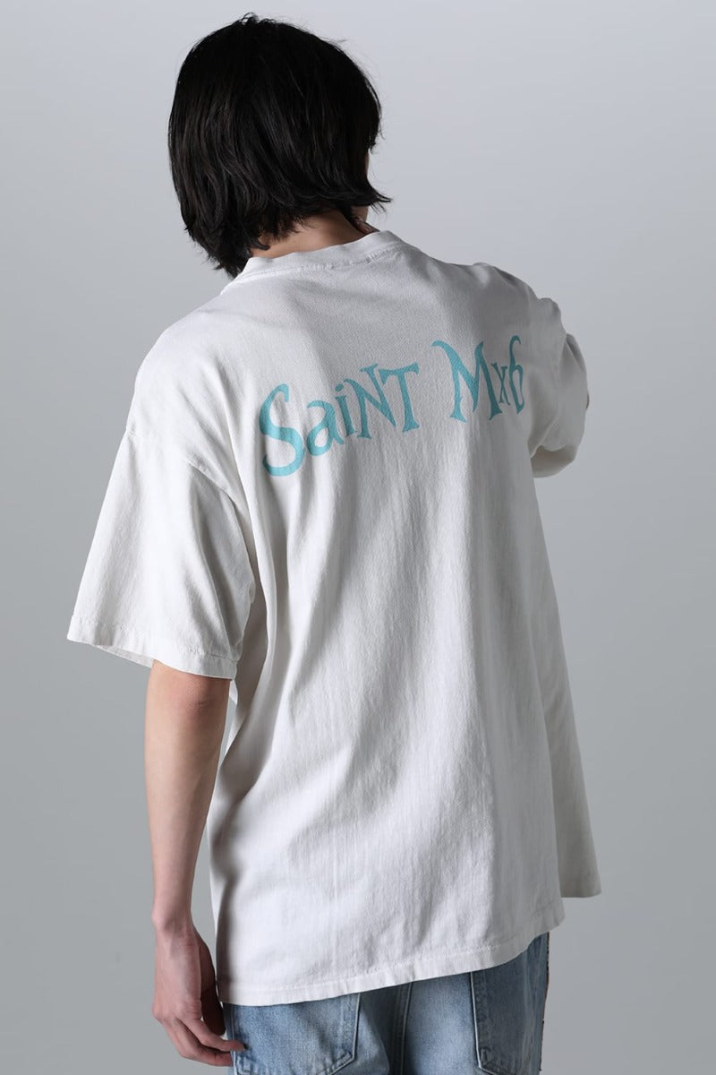 セントマイケル × ディズニー(アリス・イン・ワンダーランド) QN ショートスリーブTシャツ