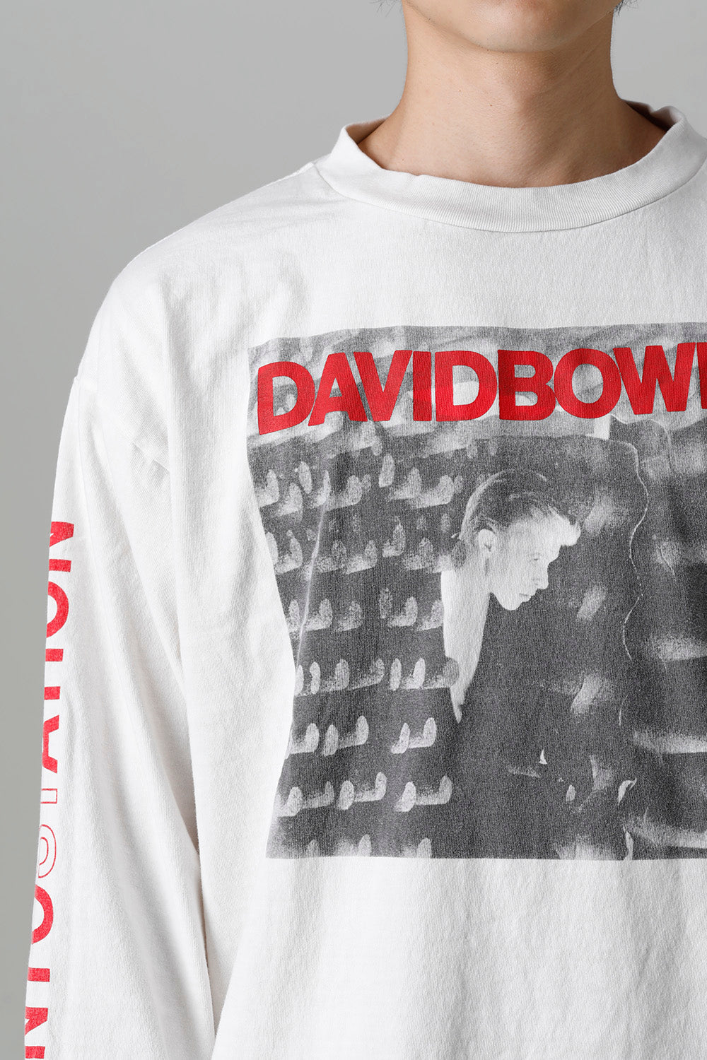 DAVID BOWIE × ©SAINT M×××××× STATION Long sleeve T-shirt