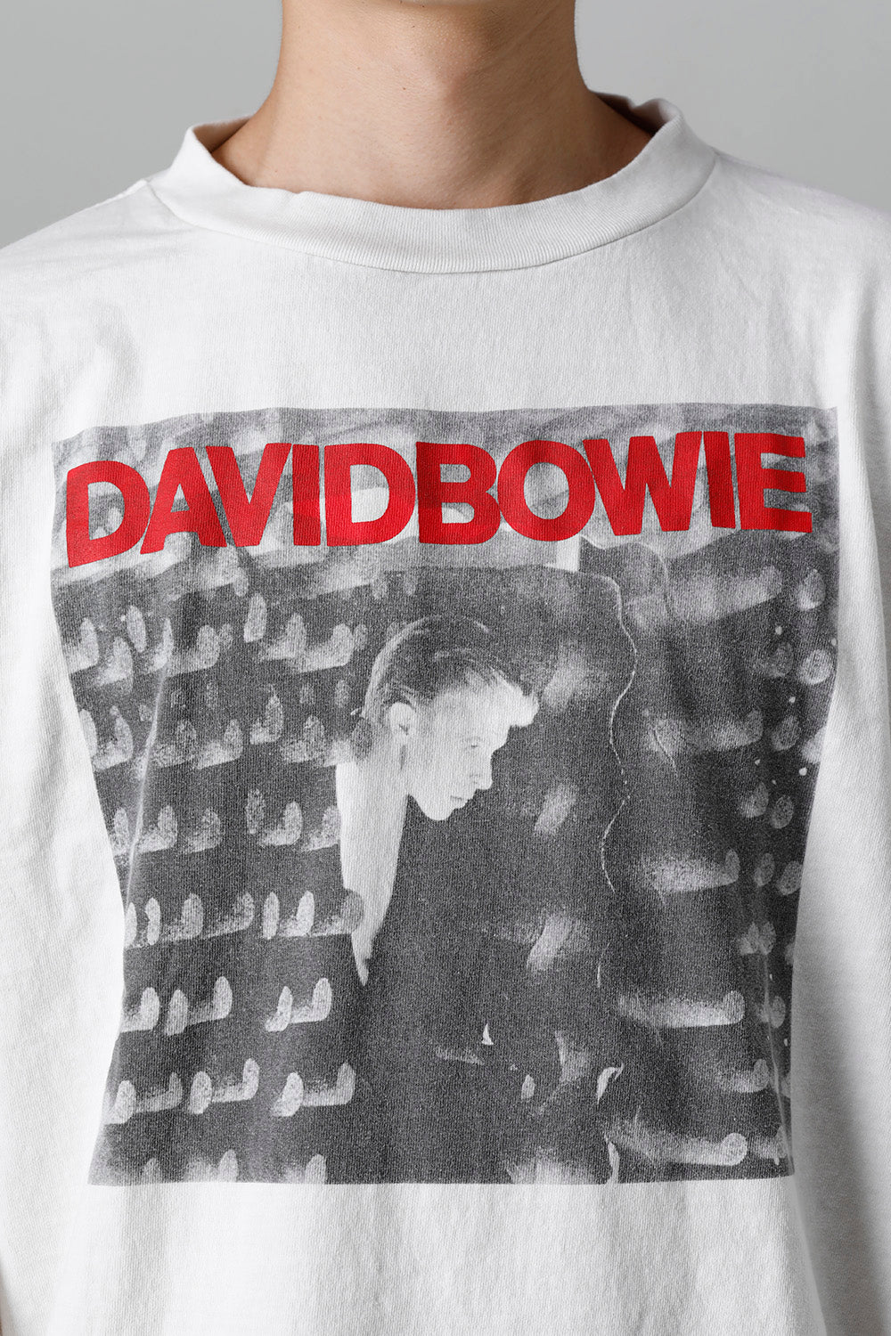DAVID BOWIE × ©SAINT M×××××× STATION Long sleeve T-shirt
