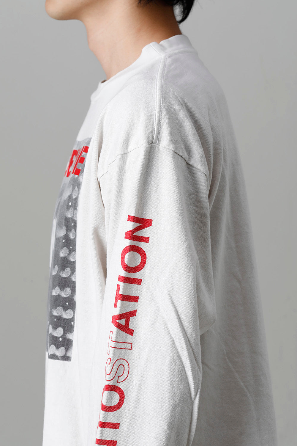 DAVID BOWIE × ©SAINT M×××××× STATION Long sleeve T-shirt