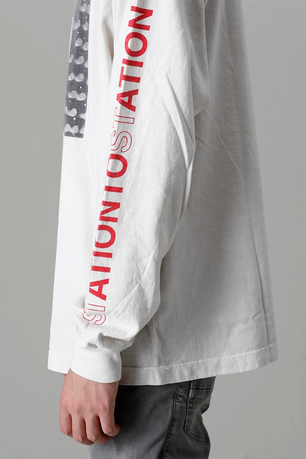 DAVID BOWIE × ©SAINT M×××××× STATION Long sleeve T-shirt