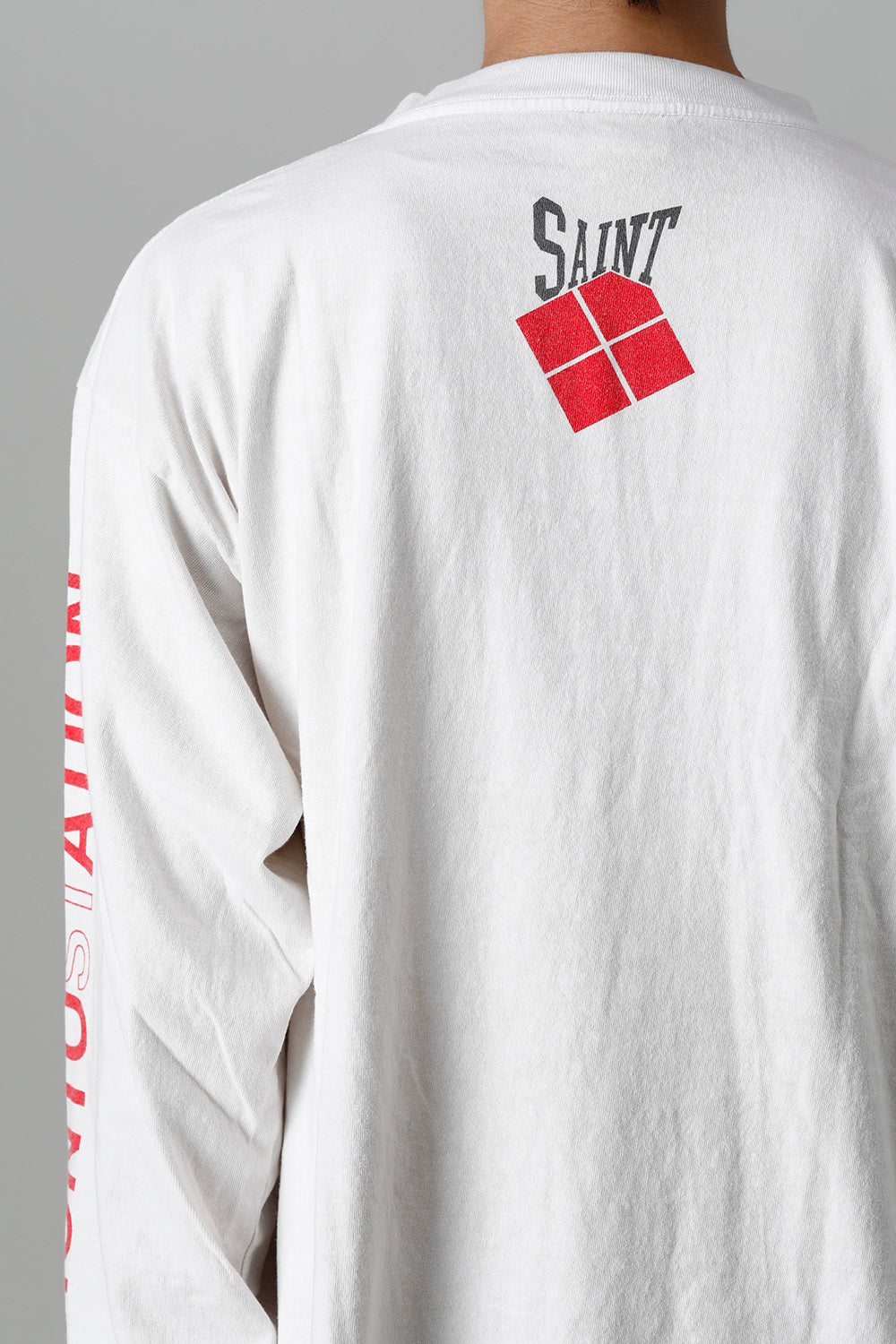 DAVID BOWIE × ©SAINT M×××××× STATION Long sleeve T-shirt