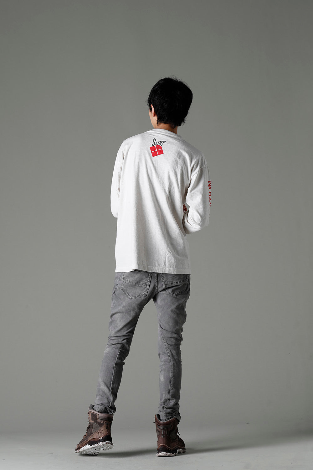 DAVID BOWIE × ©SAINT M×××××× STATION Long sleeve T-shirt