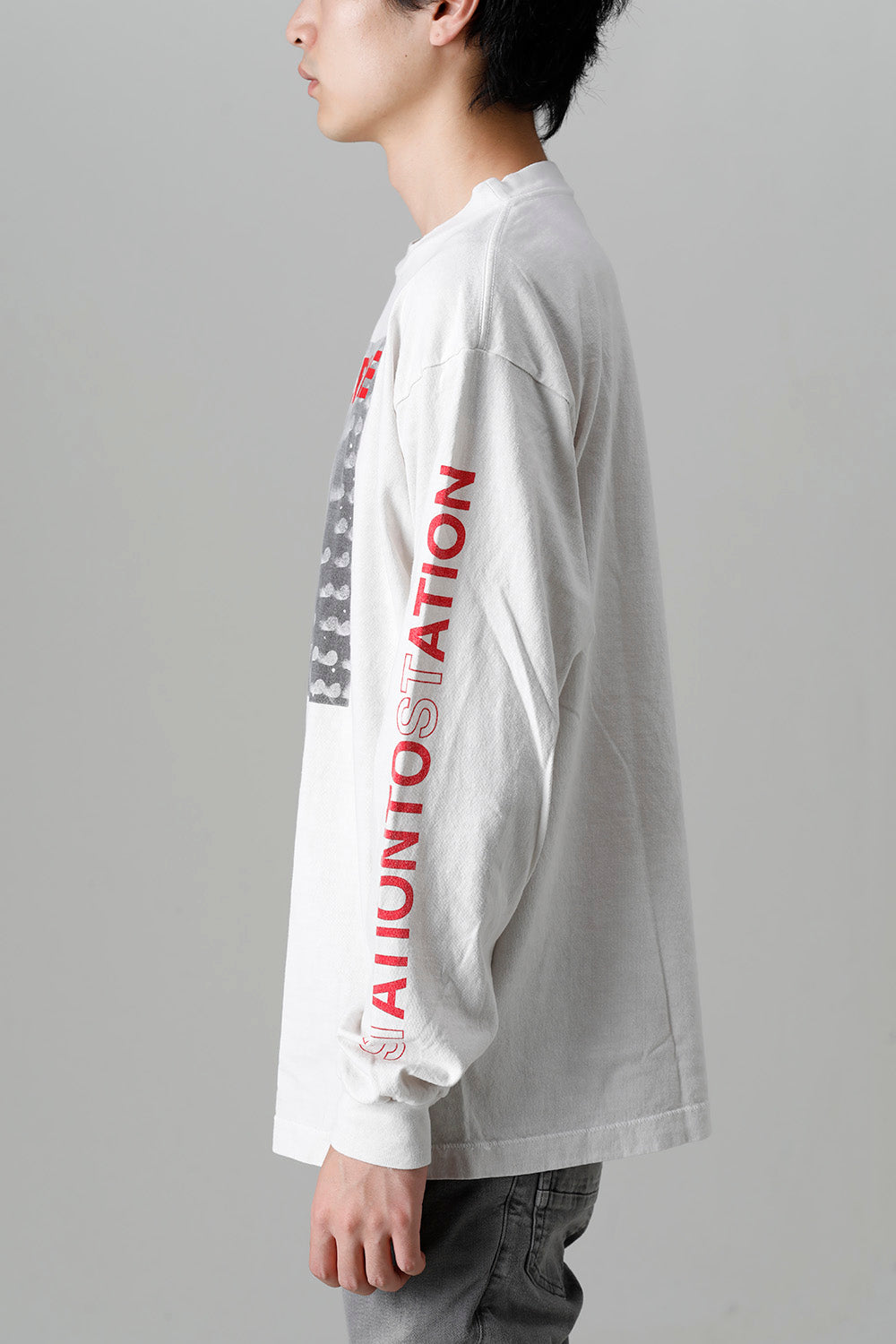 DAVID BOWIE × ©SAINT M×××××× STATION Long sleeve T-shirt