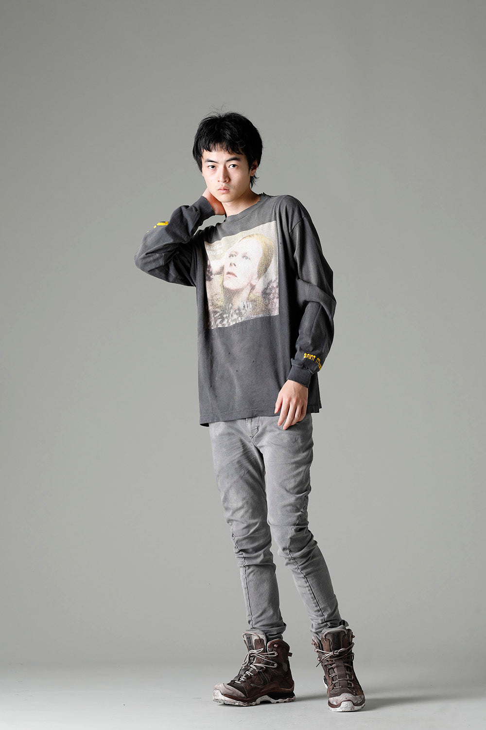 DAVID BOWIE × ©SAINT M×××××× HUNKY DORY Long sleeve T-shirt