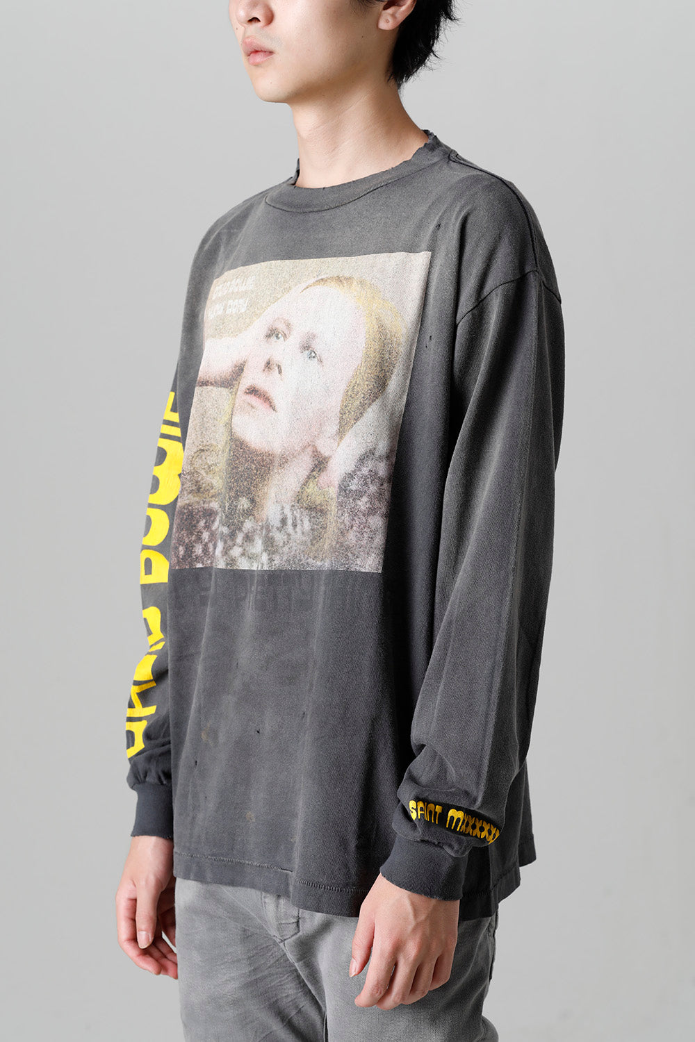 DAVID BOWIE × ©SAINT M×××××× HUNKY DORY Long sleeve T-shirt