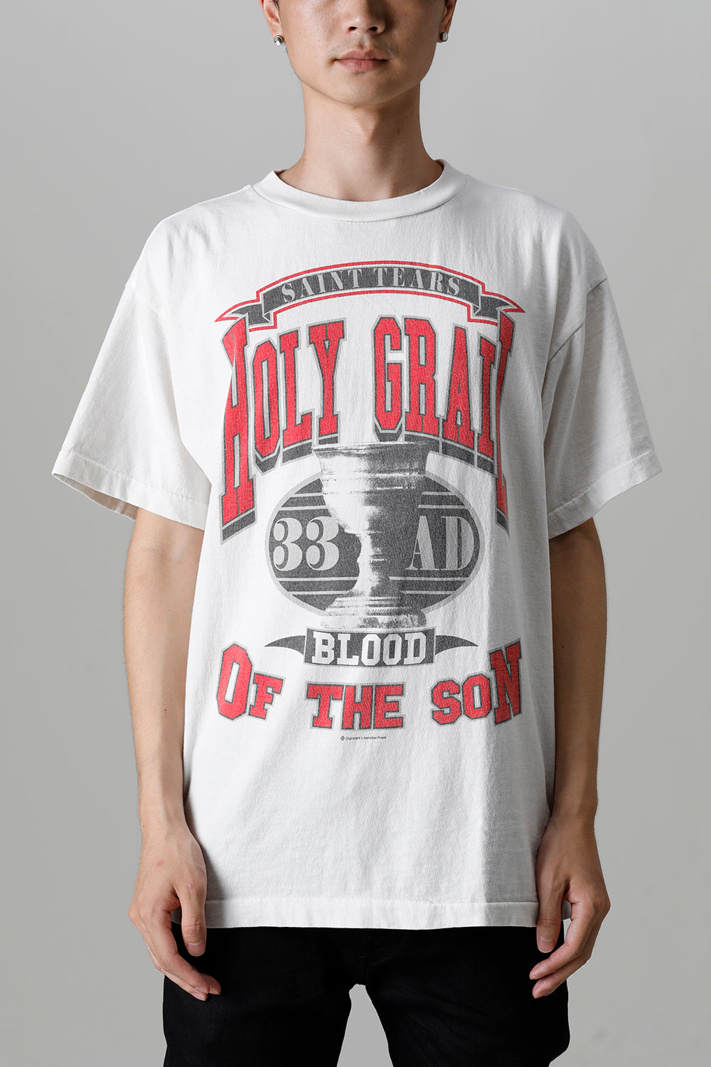 DENIM TEARS × ©SAINT M×××××× "SAINT TEARS" HOLY GRAIL Short sleeve T-shirt