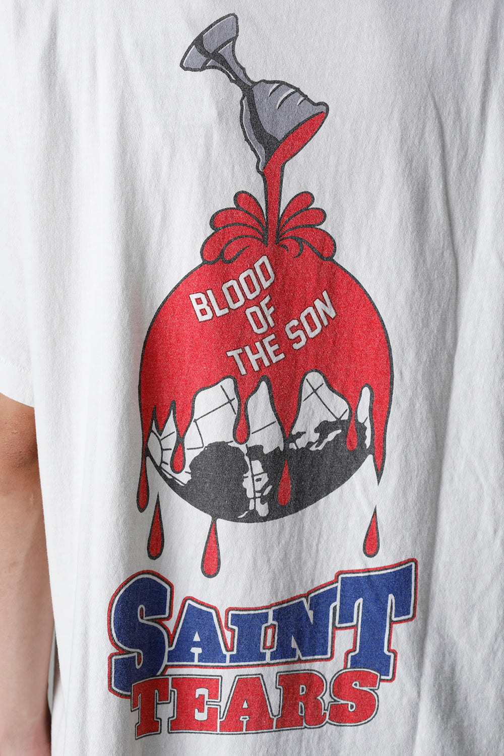 DENIM TEARS × ©SAINT M×××××× "SAINT TEARS" HOLY GRAIL Short sleeve T-shirt