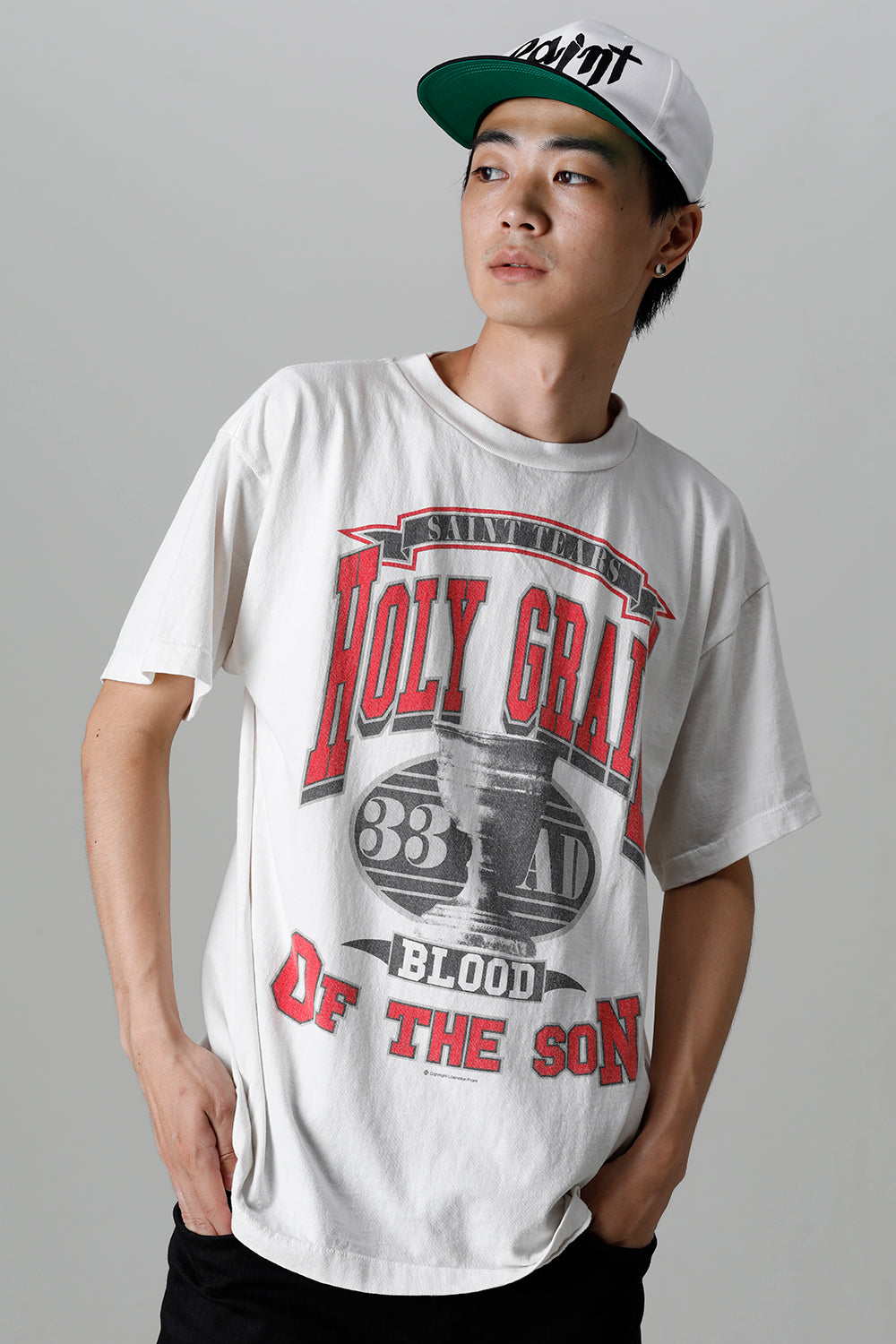 DENIM TEARS × ©SAINT M×××××× "SAINT TEARS" HOLY GRAIL Short sleeve T-shirt