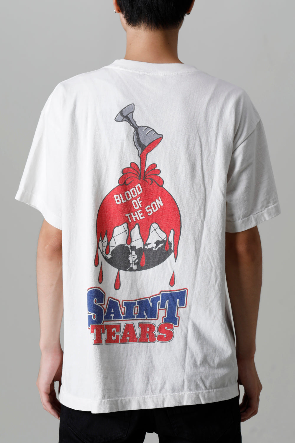 DENIM TEARS × ©SAINT M×××××× "SAINT TEARS" HOLY GRAIL Short sleeve T-shirt
