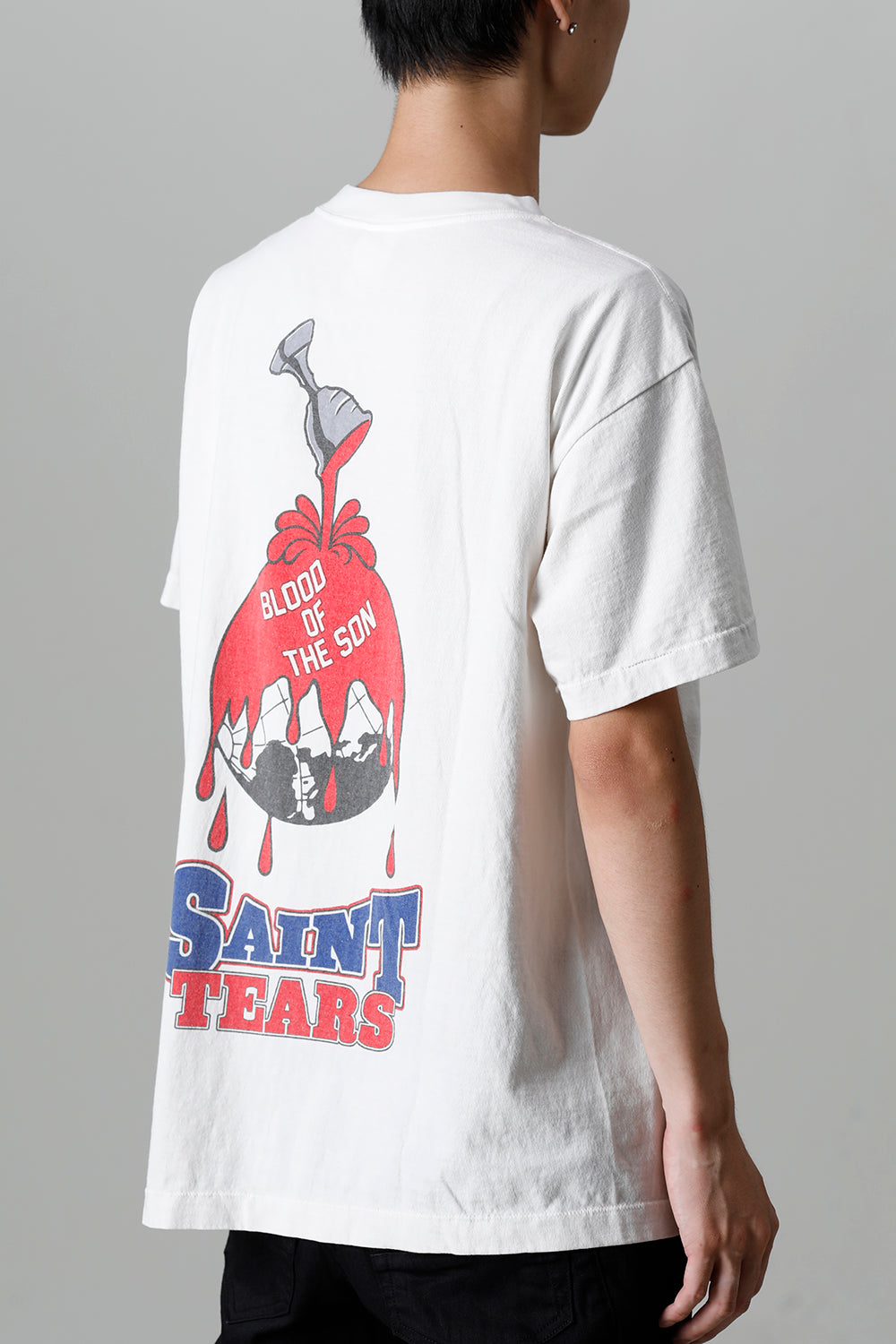 DENIM TEARS × ©SAINT M×××××× "SAINT TEARS" HOLY GRAIL Short sleeve T-shirt