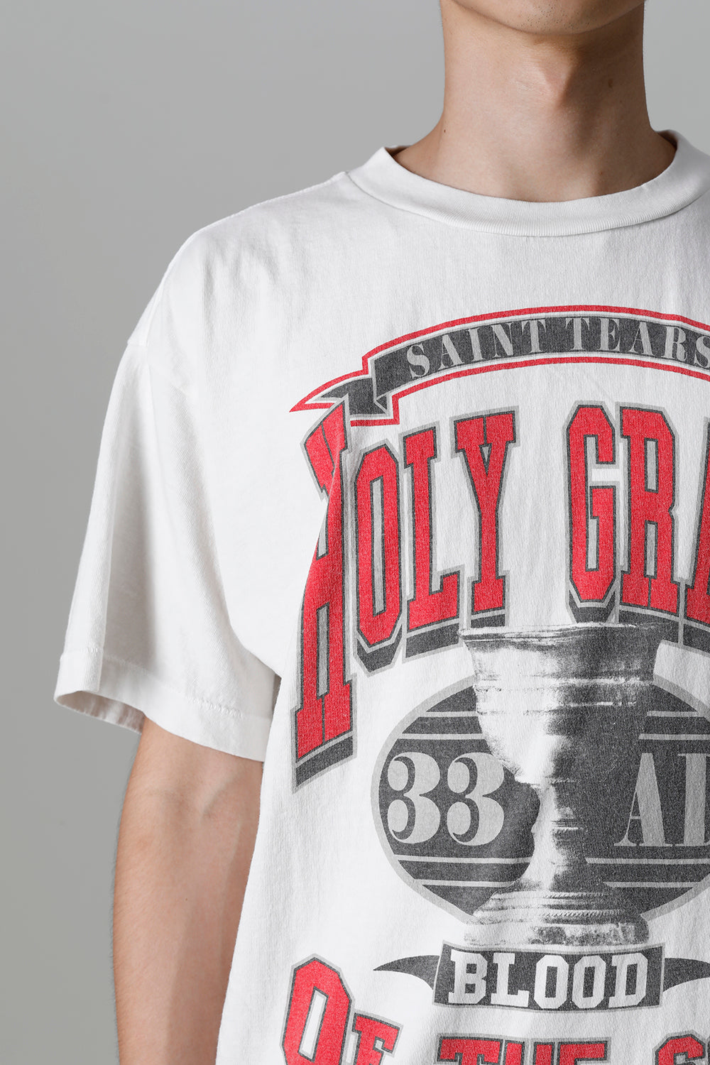 DENIM TEARS × ©SAINT M×××××× "SAINT TEARS" HOLY GRAIL Short sleeve T-shirt