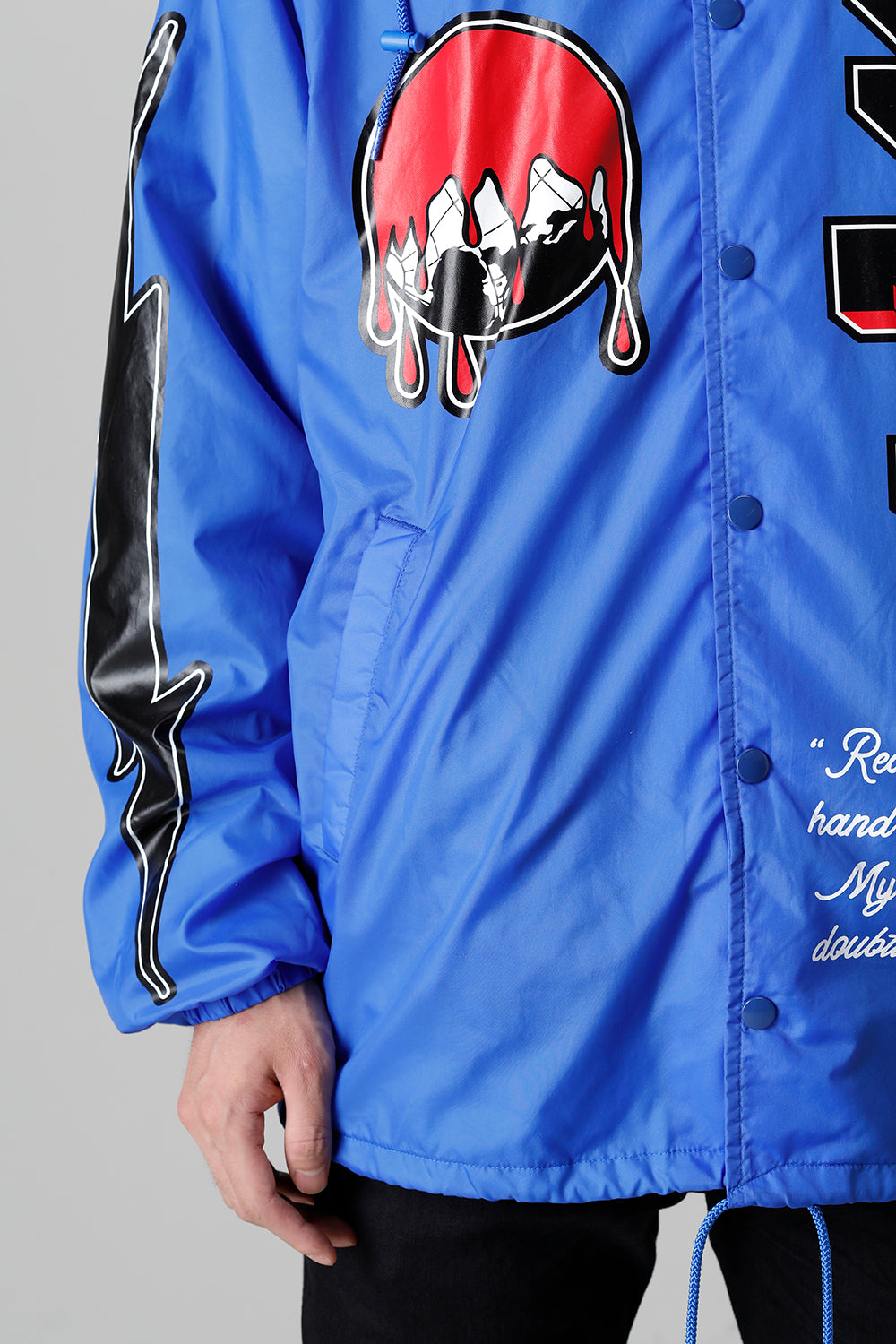 DENIM TEARS × ©SAINT M×××××× "SAINT TEARS" HOLY GRAIL Coach Jacket