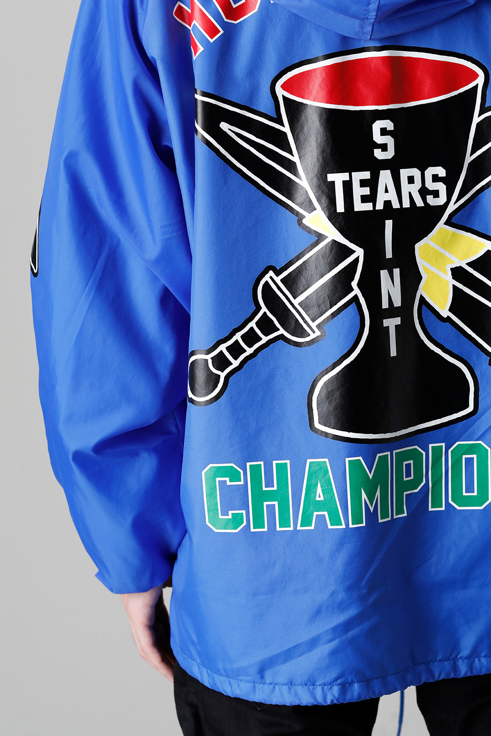 DENIM TEARS × ©SAINT M×××××× "SAINT TEARS" HOLY GRAIL Coach Jacket