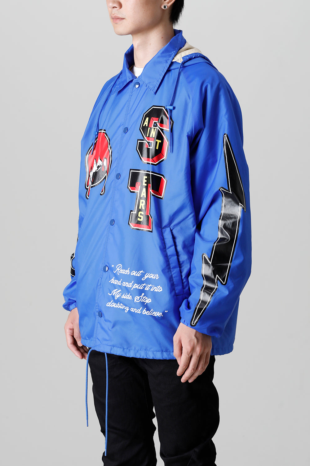 DENIM TEARS × ©SAINT M×××××× "SAINT TEARS" HOLY GRAIL Coach Jacket