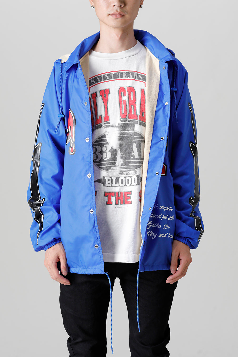 DENIM TEARS × ©SAINT M×××××× "SAINT TEARS" HOLY GRAIL Coach Jacket