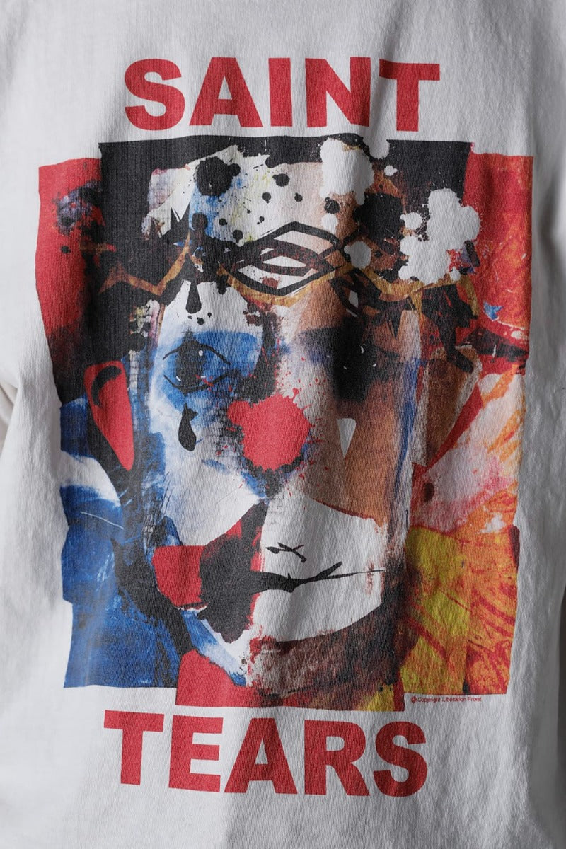 DENIM TEARS × ©SAINT M×××××× "SAINT TEARS" CLOWN Short Sleeve T-Shirt